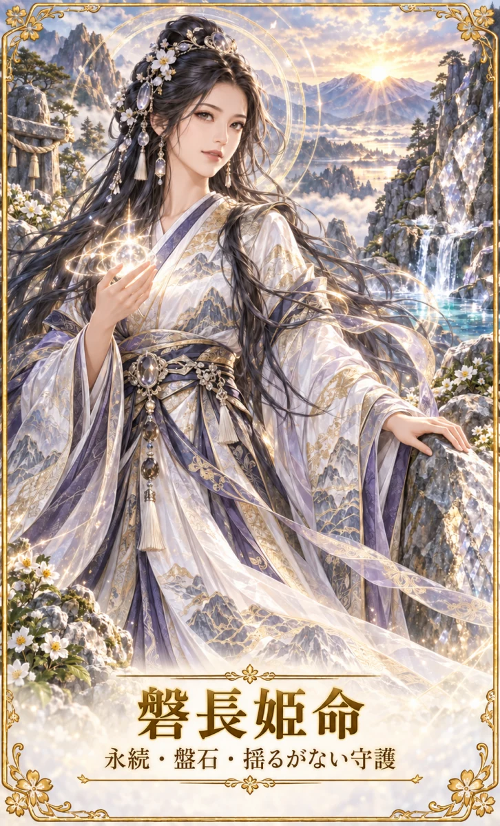磐長姫命 お守りカード 表面