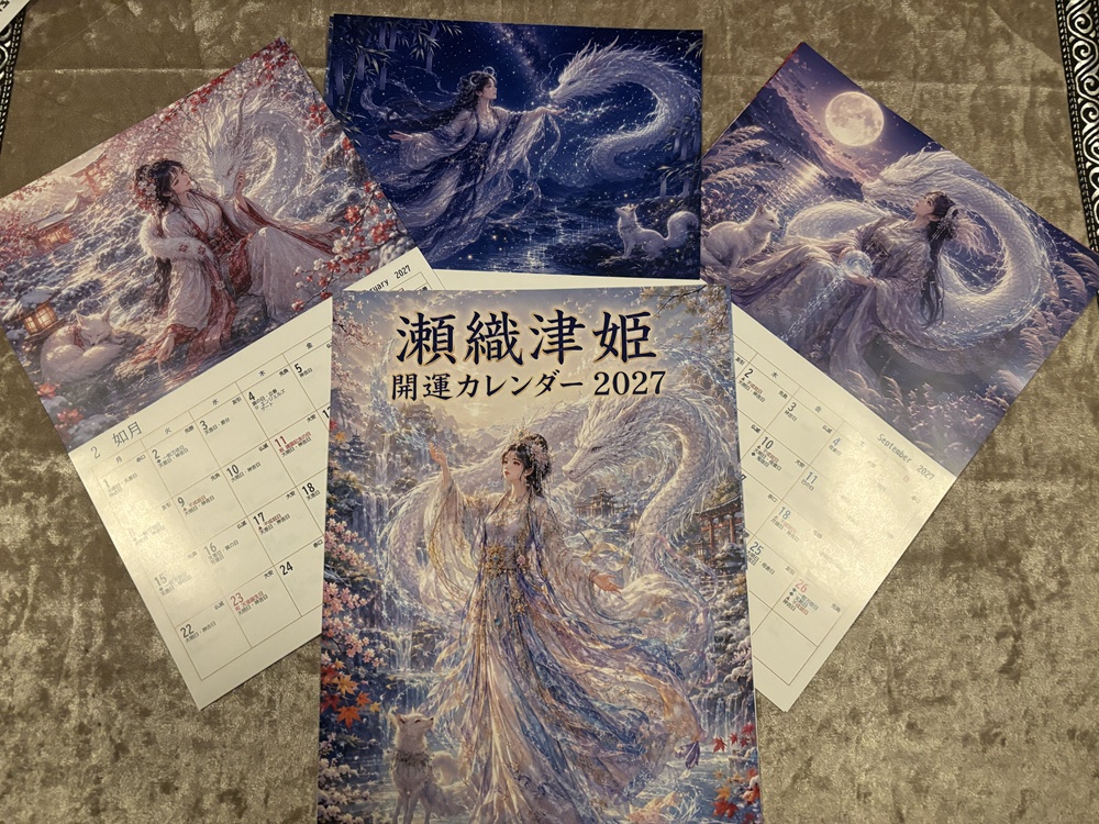 2027年 瀬織津姫様 開運カレンダー